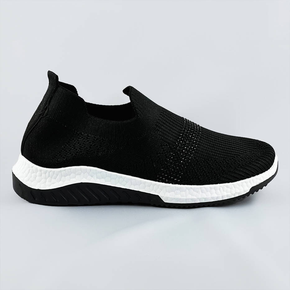 Černé dámské ažurové boty se zirkony (C1057) odcienie czerni XL (42)