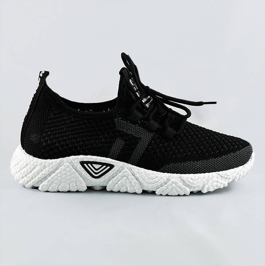 Měkké černé dámské sportovní boty (BLX-002) odcienie czerni XL (42)