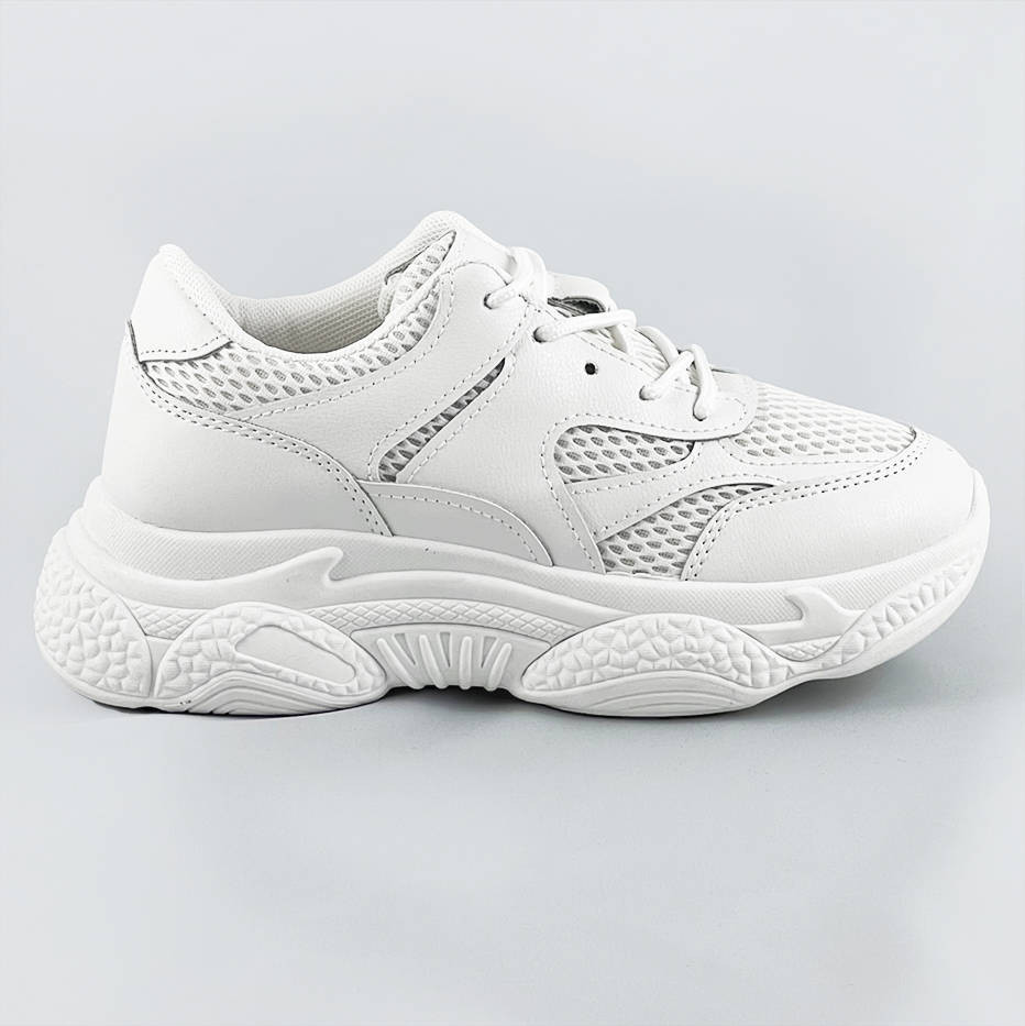 Bílé dámské sportovní boty (170) odcienie bieli XL (42)