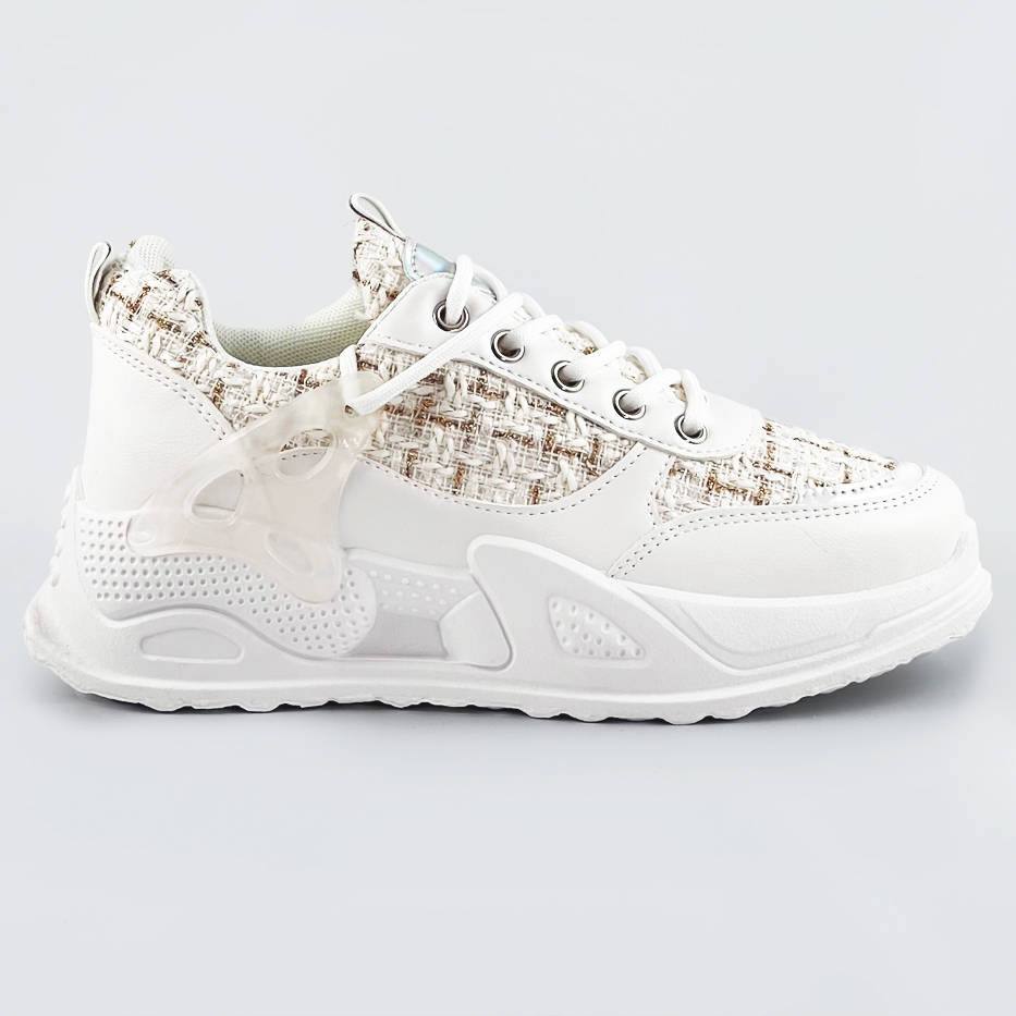 Bílé dámské sportovní boty (7003) odcienie bieli XL (42)