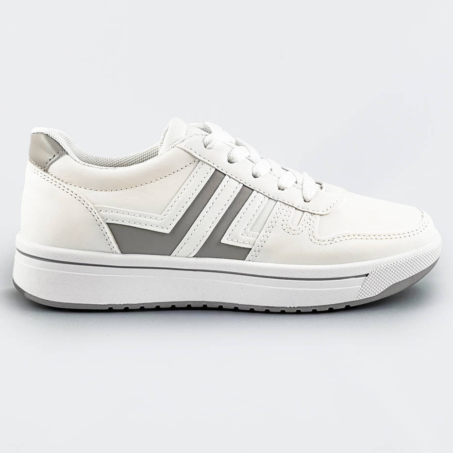 Bílo-šedé dámské sportovní boty (AD-587) odcienie bieli XL (42)