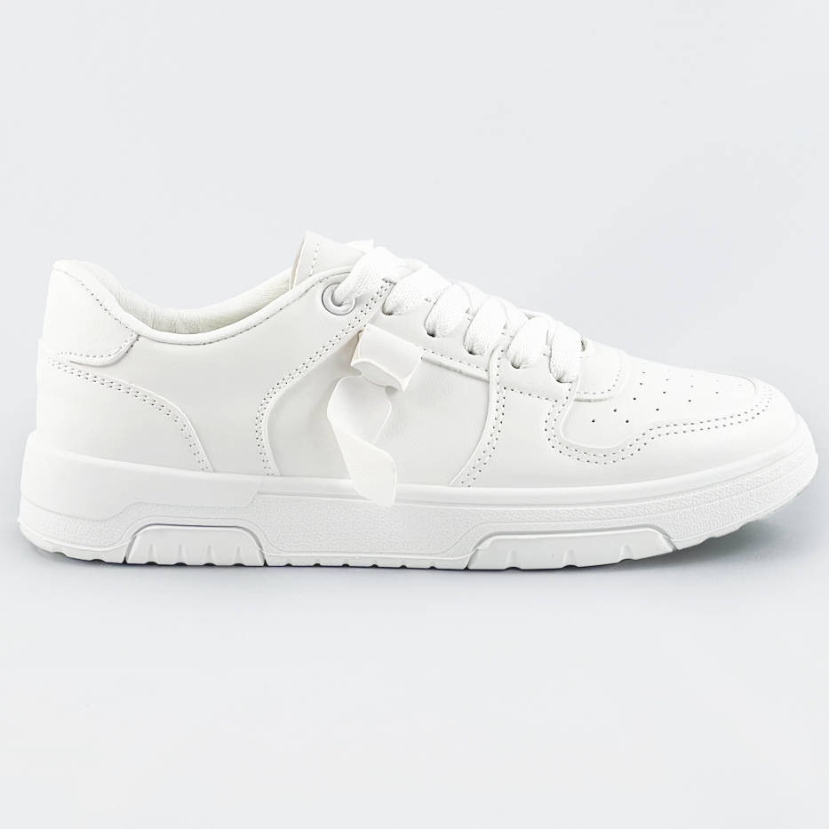 Bílé dámské šněrovací tenisky sneakers (21-Q22) odcienie bieli XL (42)