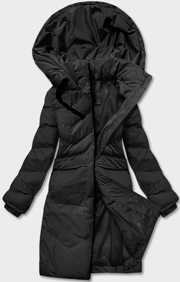 Lehká černá dámská zimní bunda (5M735-392) odcienie czerni L (40)