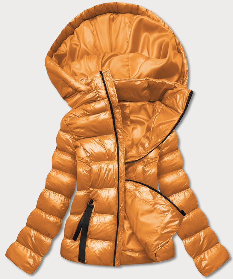 Dámská zimní sportovní bunda v kurkumové barvě (5M782-254) odcienie żółtego S (36)