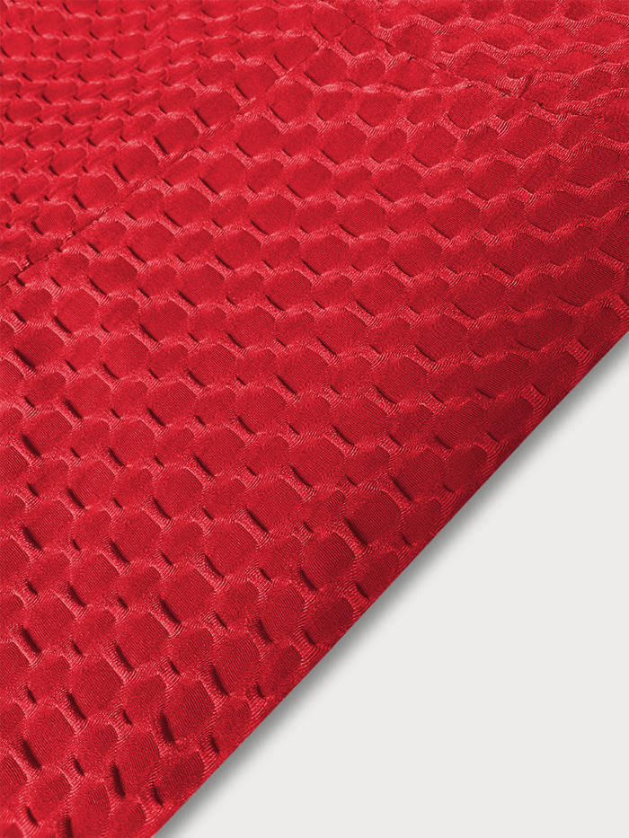 Červený sportovní komplet - top a legíny (YW88037-5) odcienie czerwieni L (40)