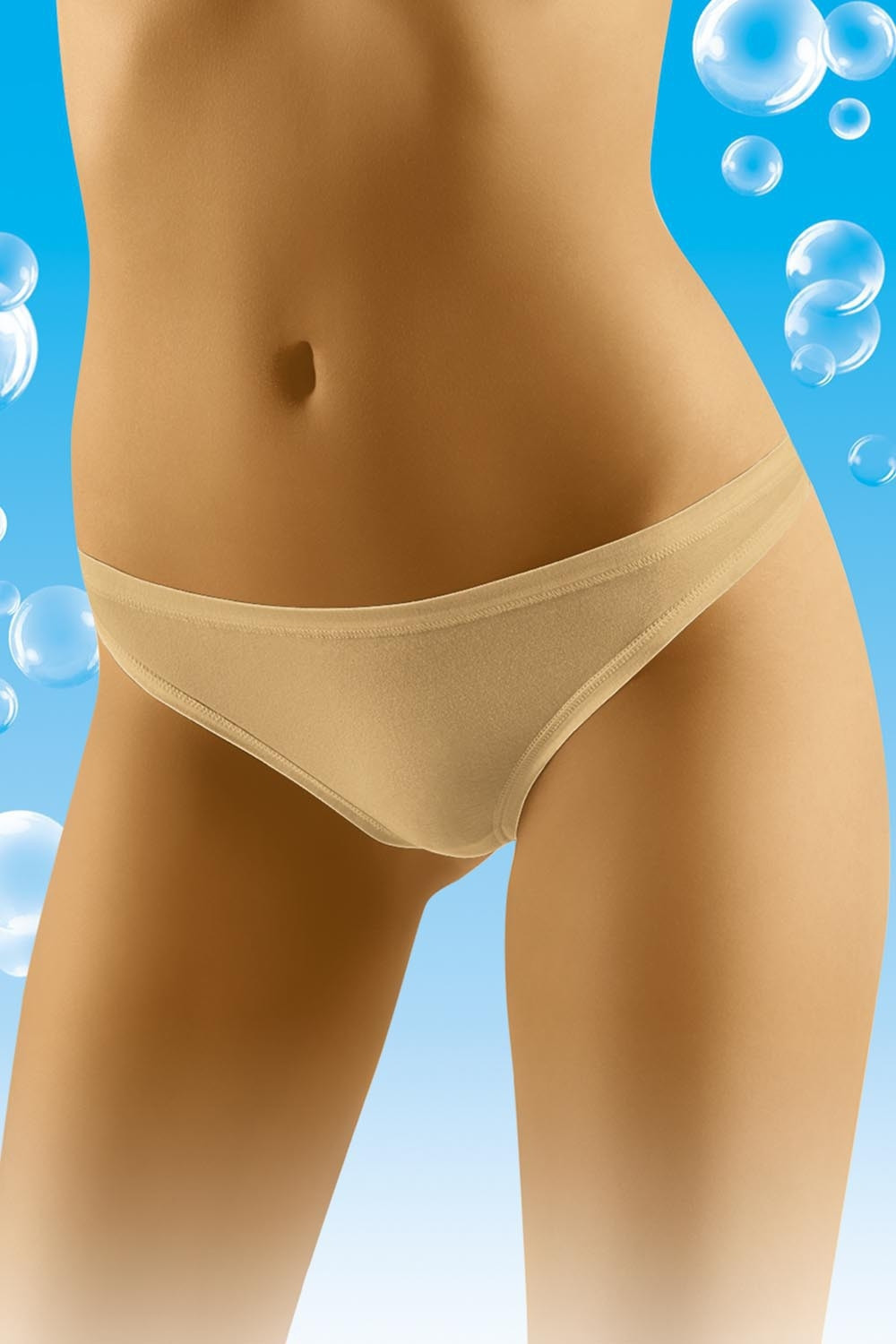 Dámské kalhotky Simple soft beige - WOLBAR Béžová S