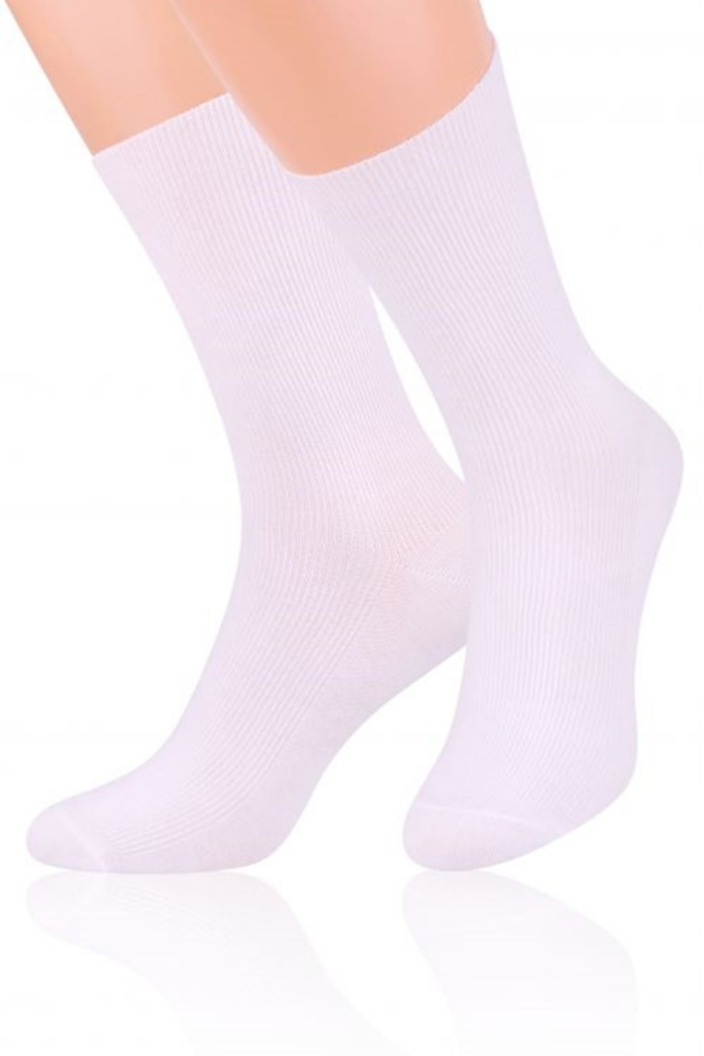 Pánské ponožky 018 white - Steven Bílá 35/38