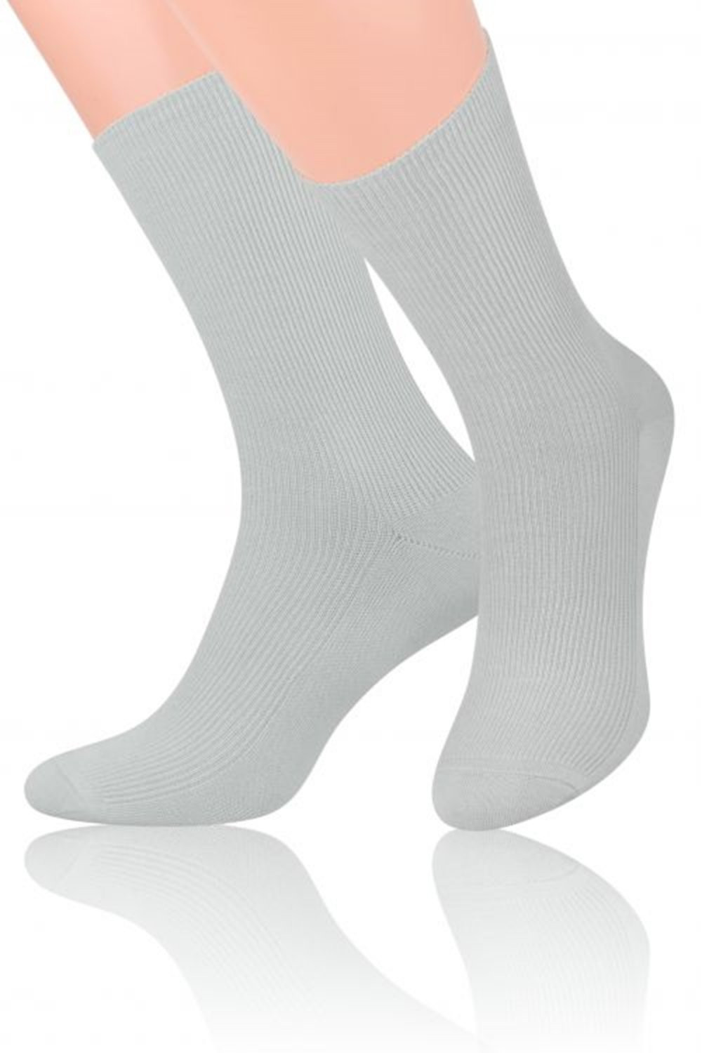 Pánské ponožky 018 light grey - Steven šedá 39/42