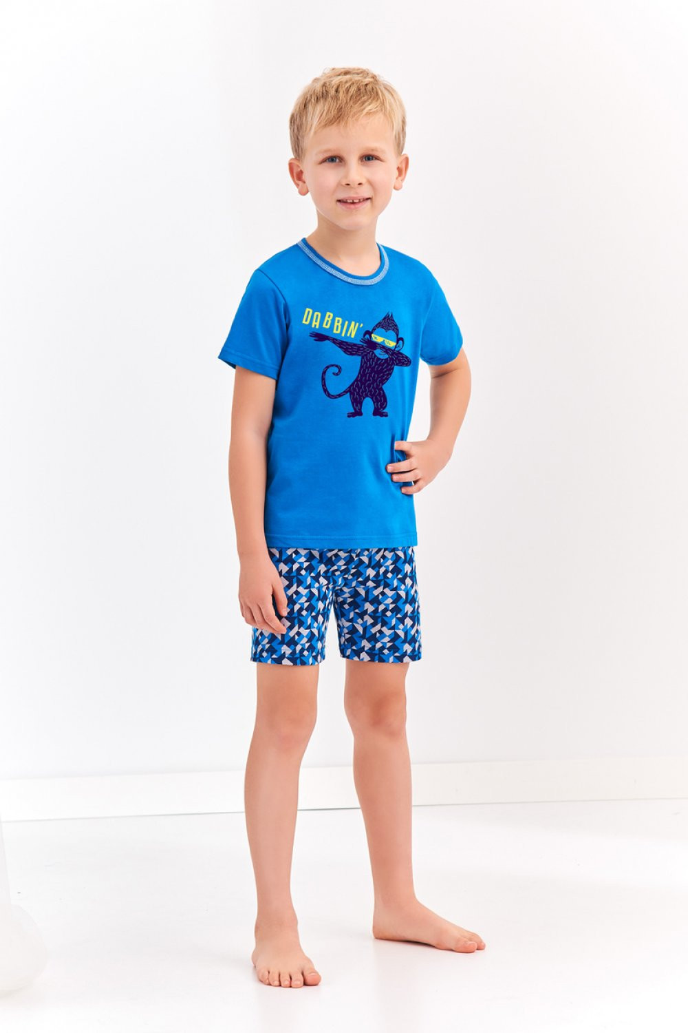 Chlapecké pyžamo 943 Damian - TARO tmavě modrá 110