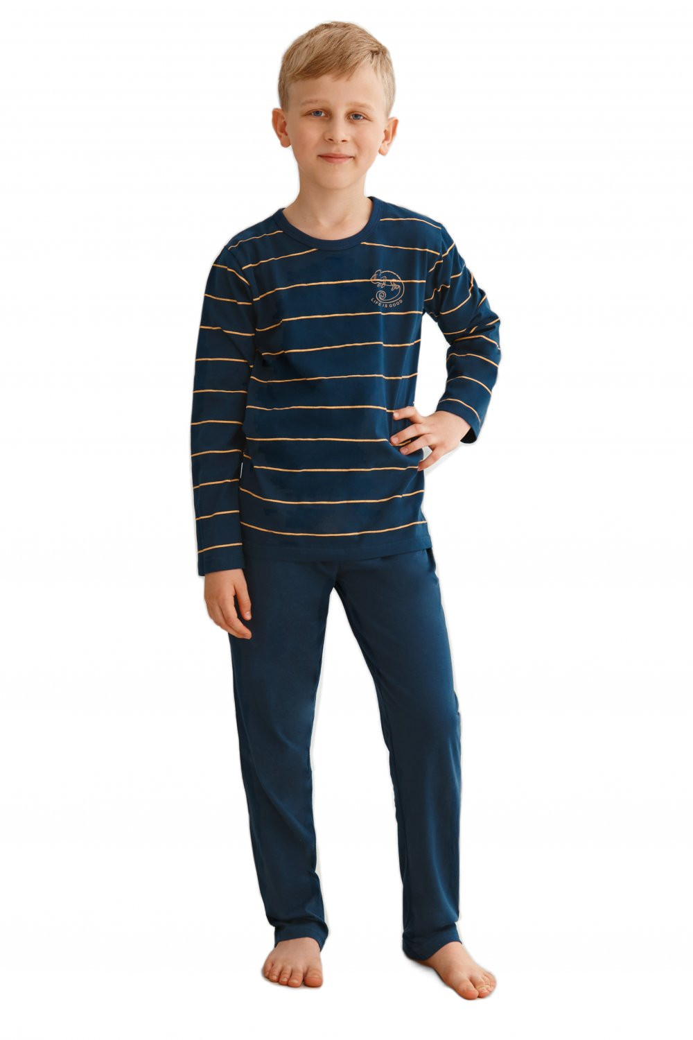 Chlapecké pyžamo 2621 Harry dark blue - TARO tmavě modrá 110