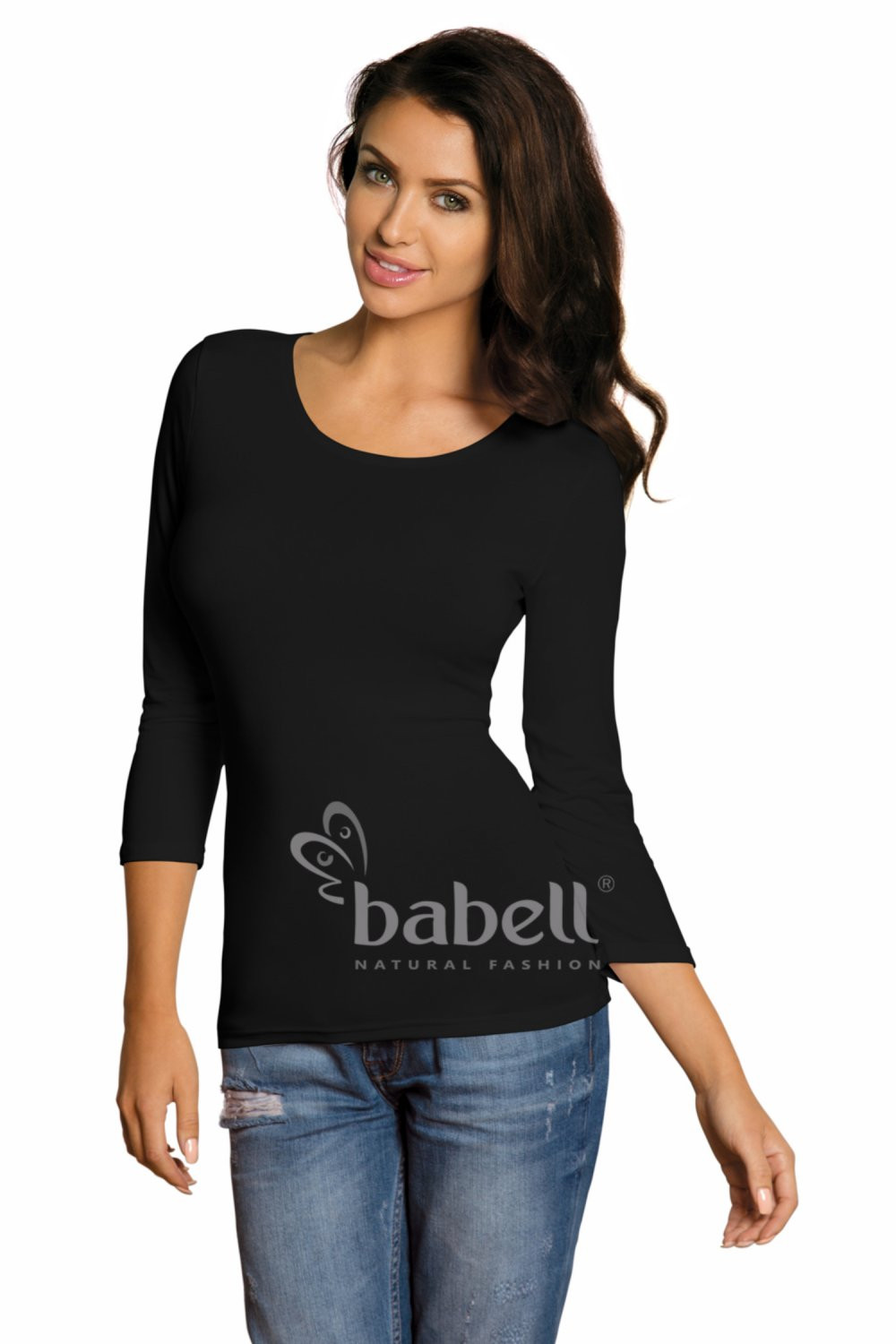 Dámské tričko Manati black - BABELL černá XL