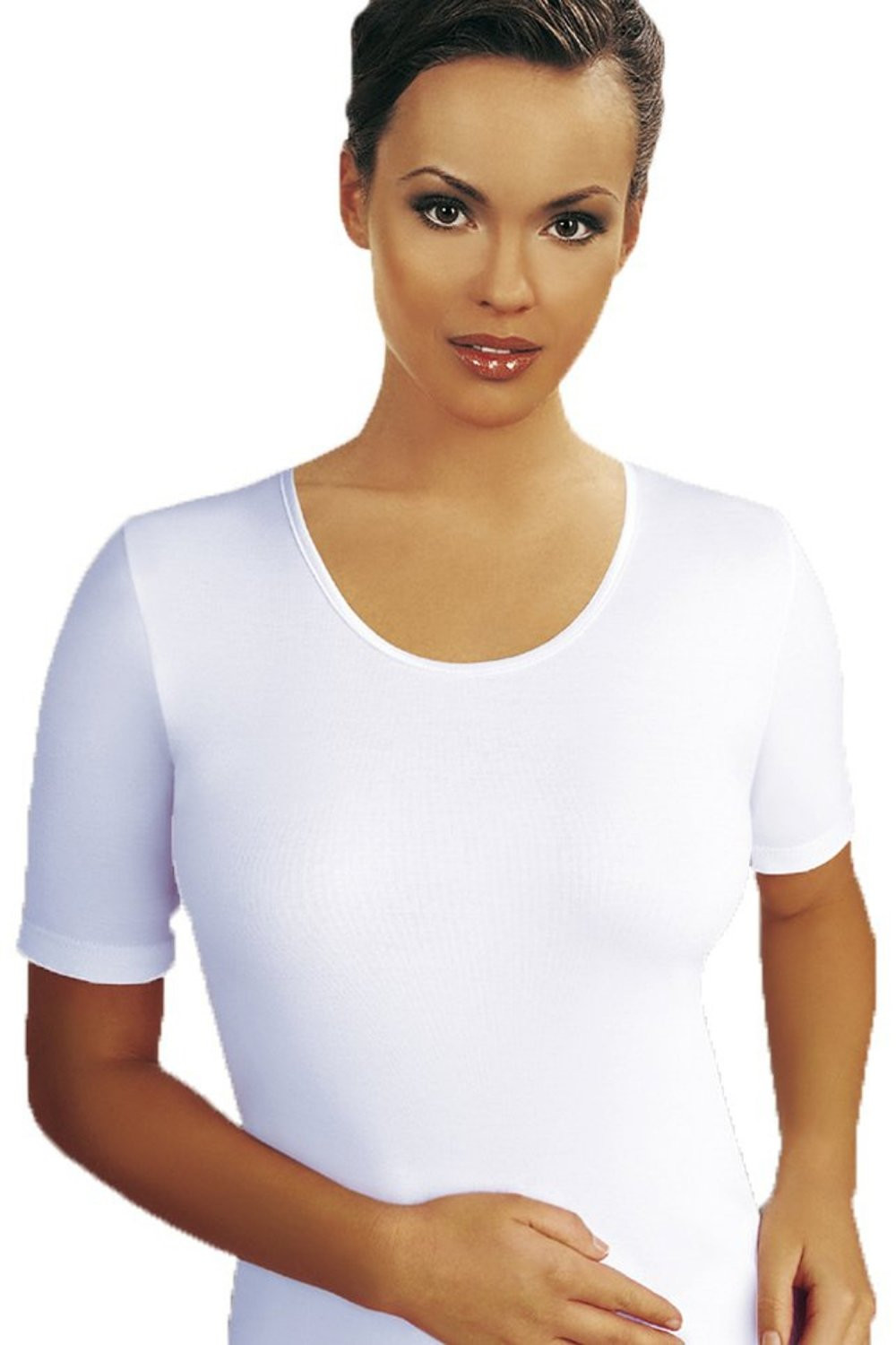 Dámské tričko Nina white - EMILI Bílá XL