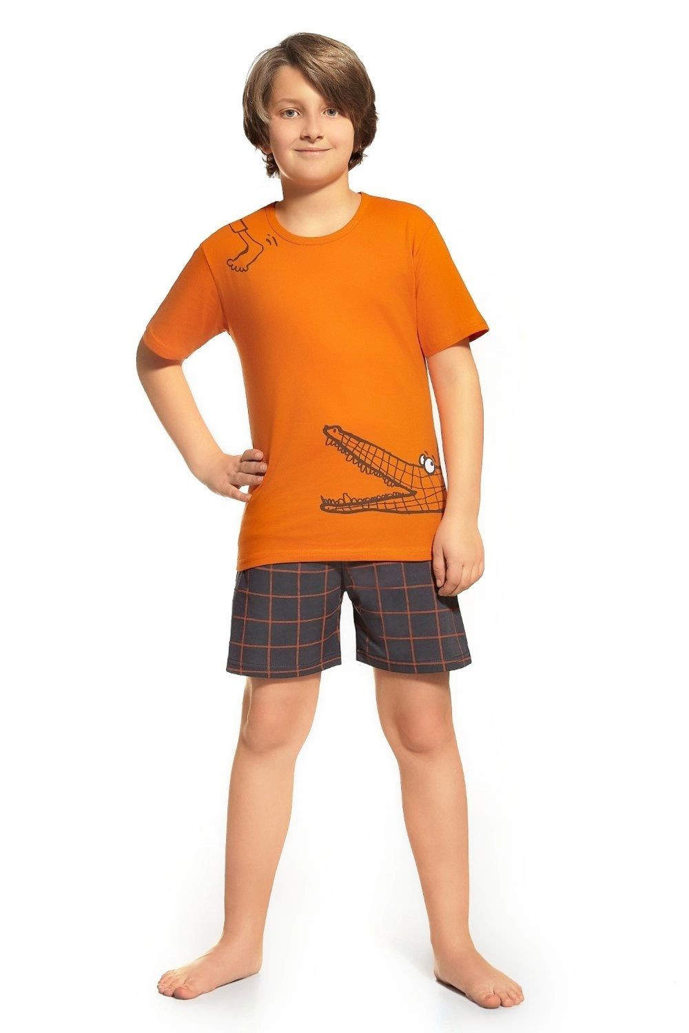 Chlapecké pyžamo 789/35 - CORNETTE oranžová