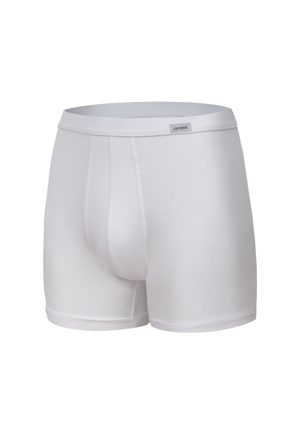 Pánské boxerky 092 Authentic plus white - CORNETTE Bílá 5XL