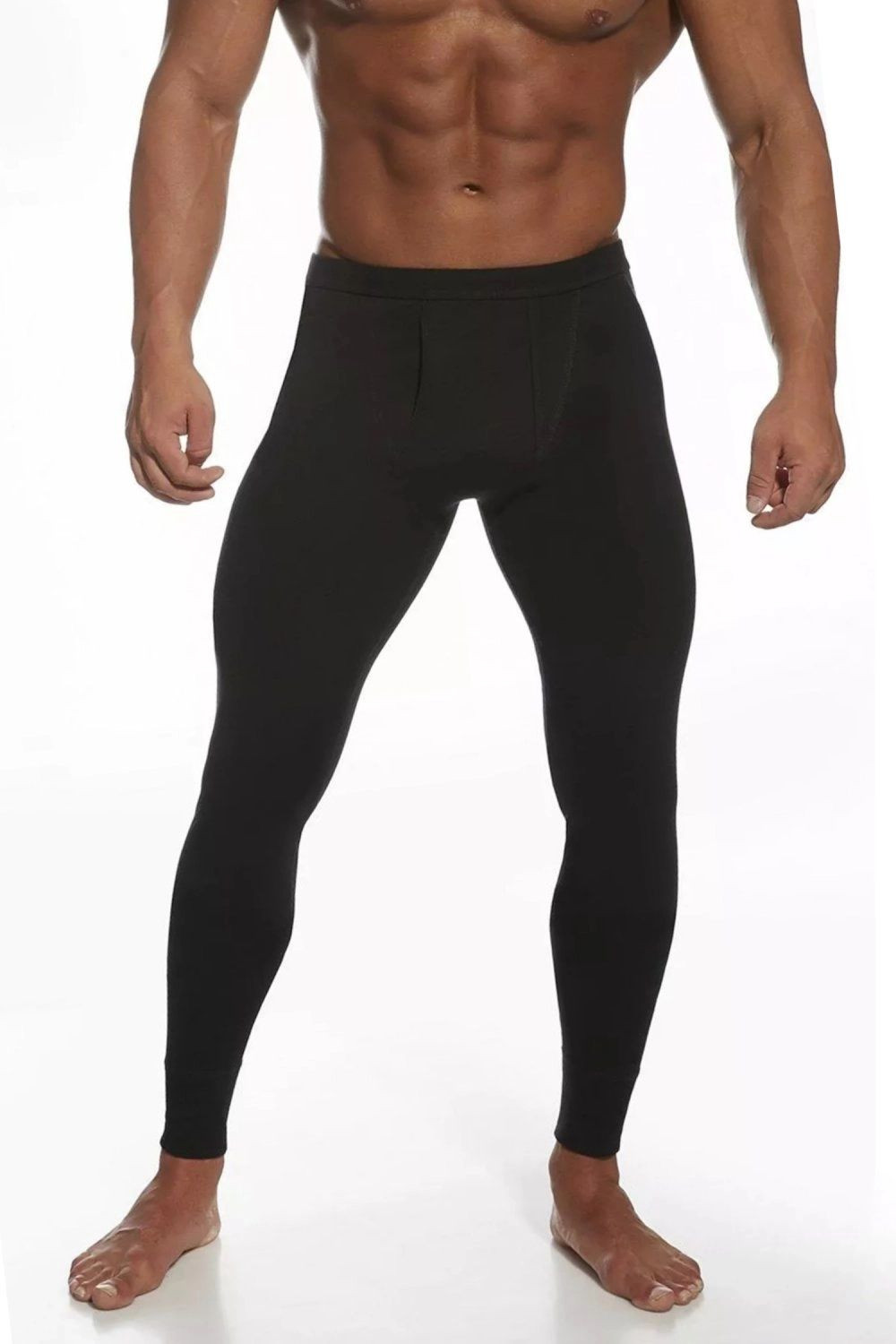 Pánské podvlékací kalhoty Authentic black - CORNETTE černá XL