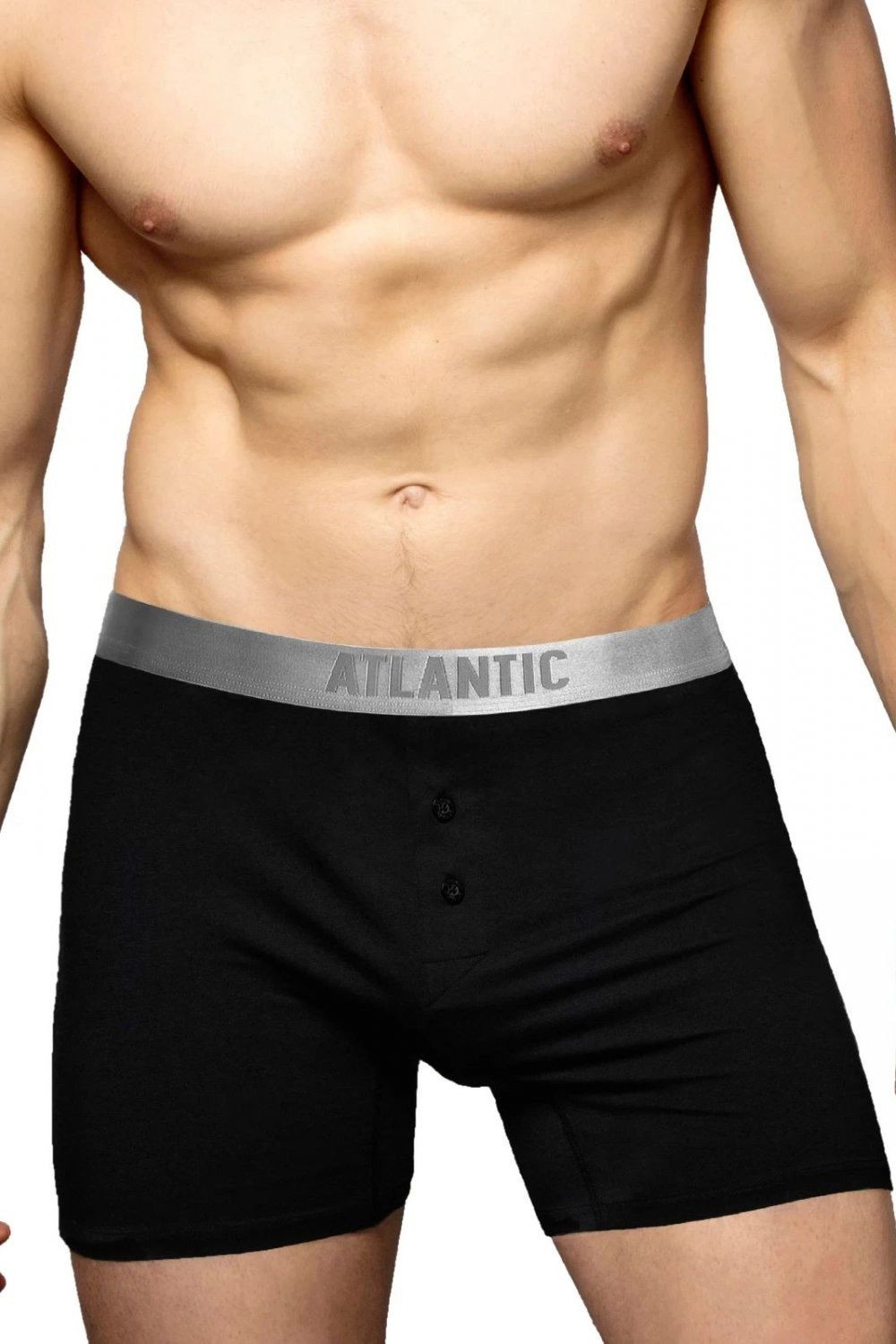 Pánské boxerky 005 - Atlantic černá XL