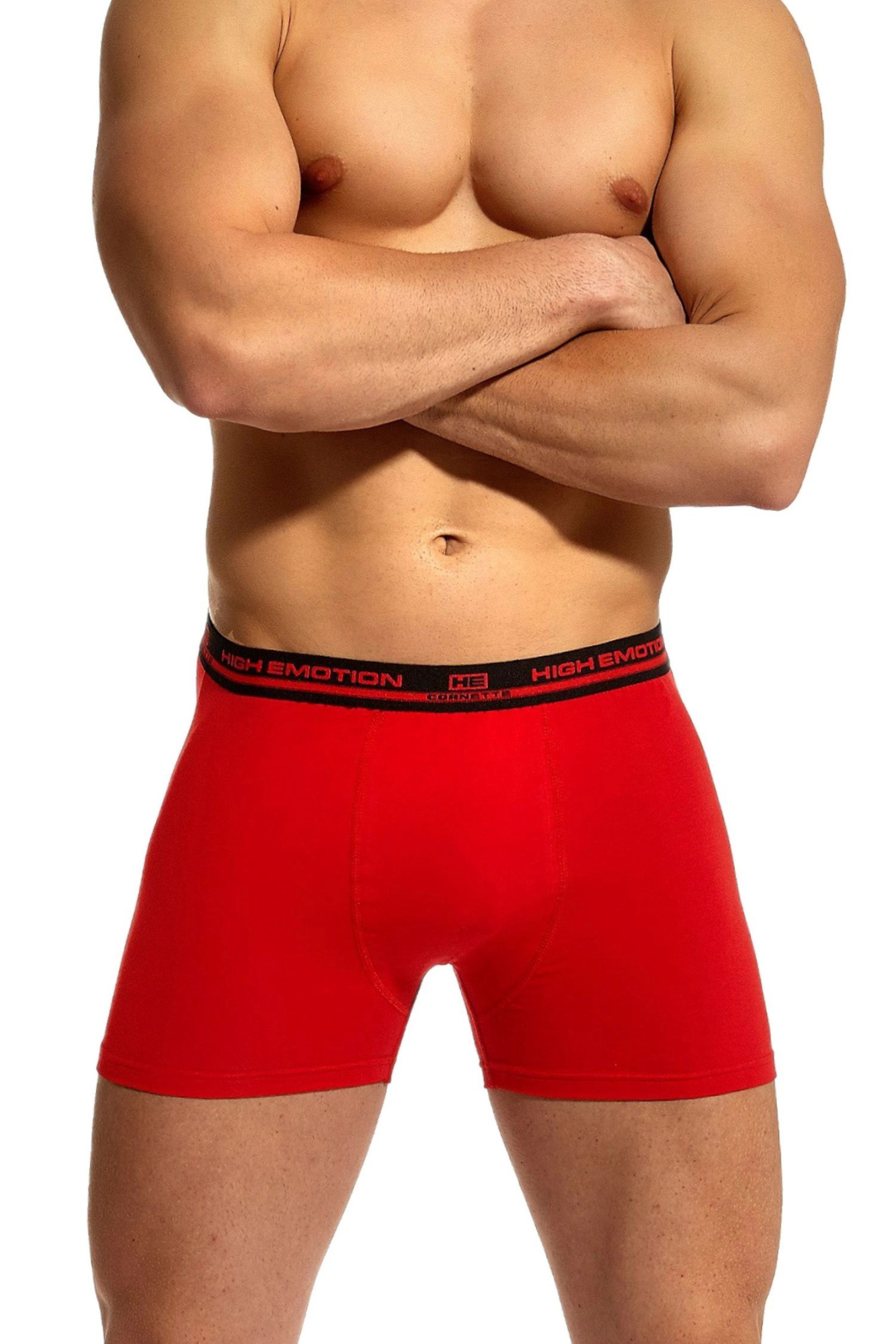 Pánské boxerky 503 High emotion red - CORNETTE Červená XL