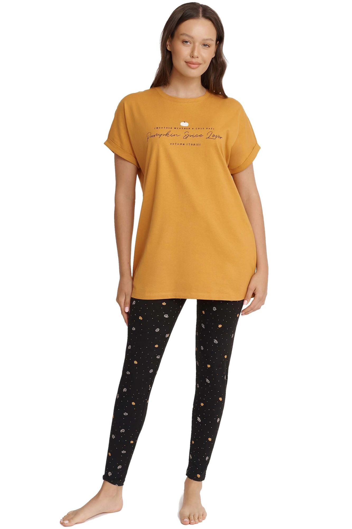 Dámské pyžamo 40933 Grind - HENDERSON amber XL
