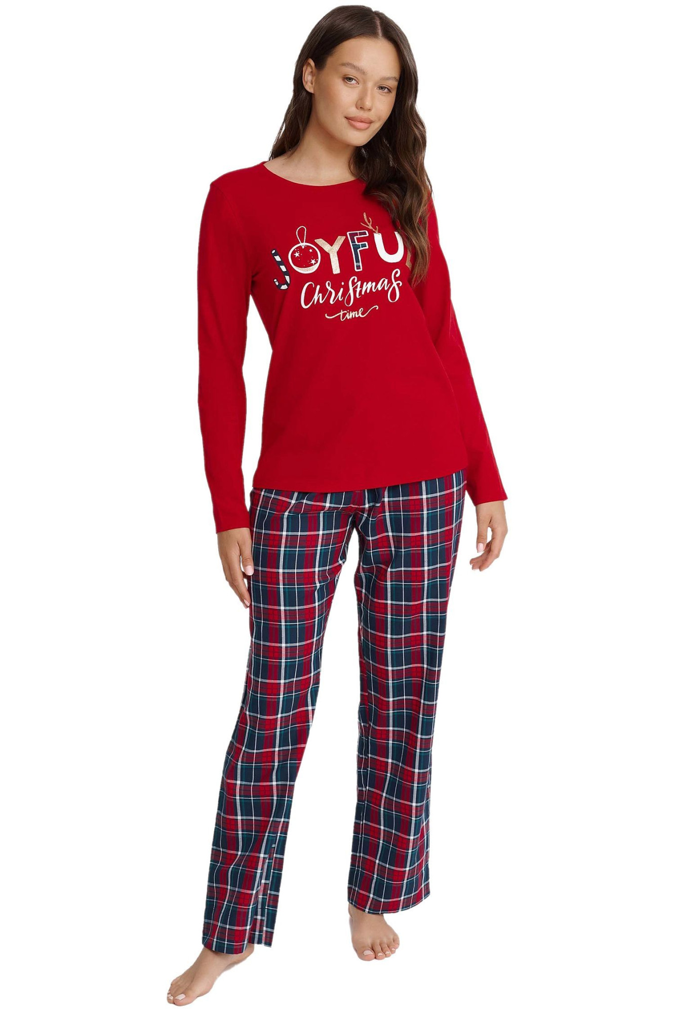 Dámské pyžamo 40938 Glance - HENDERSON Červená XL