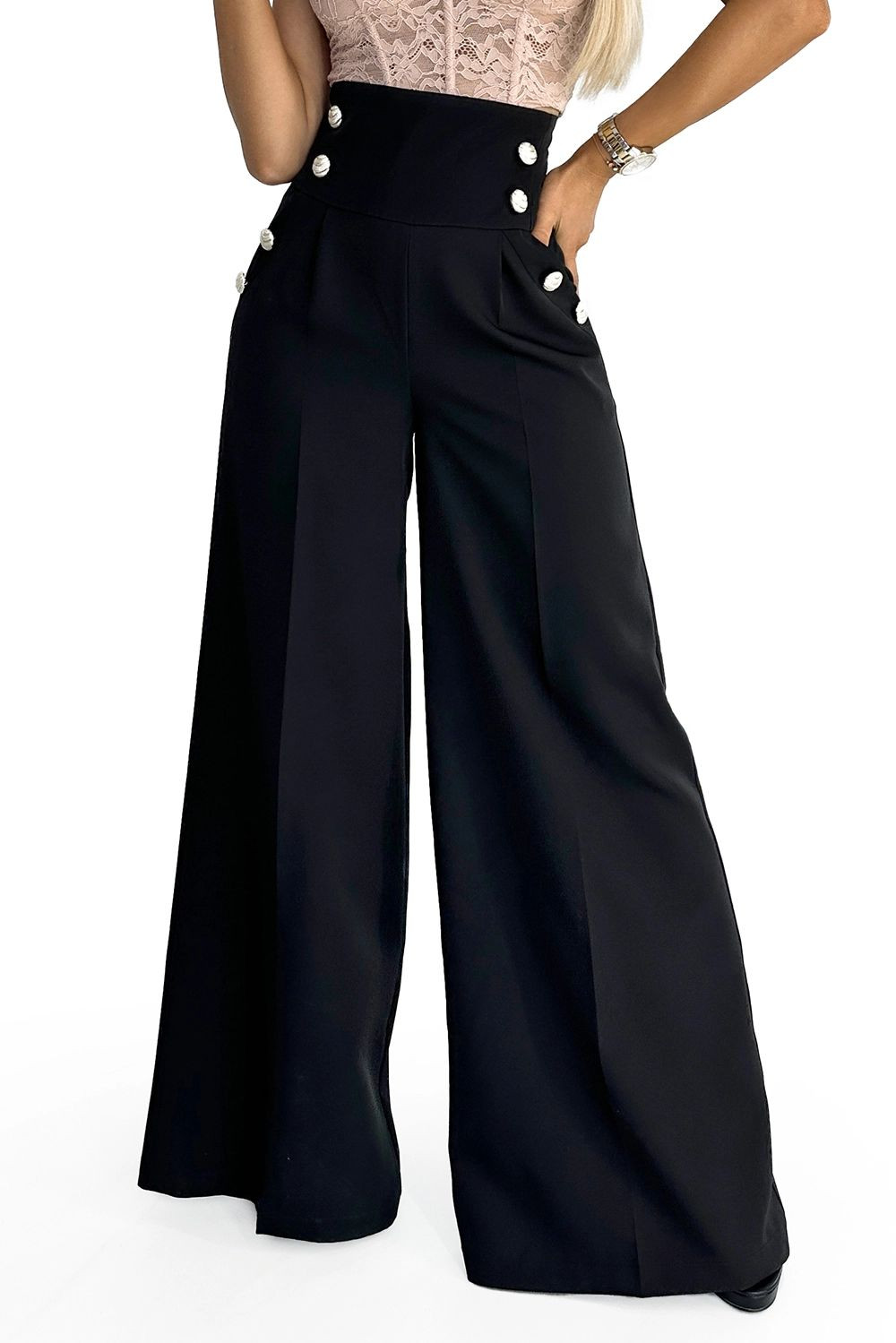 Dámské kalhoty 496-1 - NUMOCO černá S