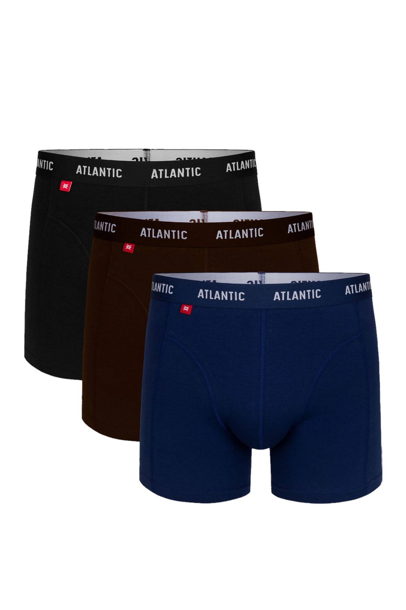 Pánské boxerky 3 pack 047/02 - Atlantic vícebarevná XL