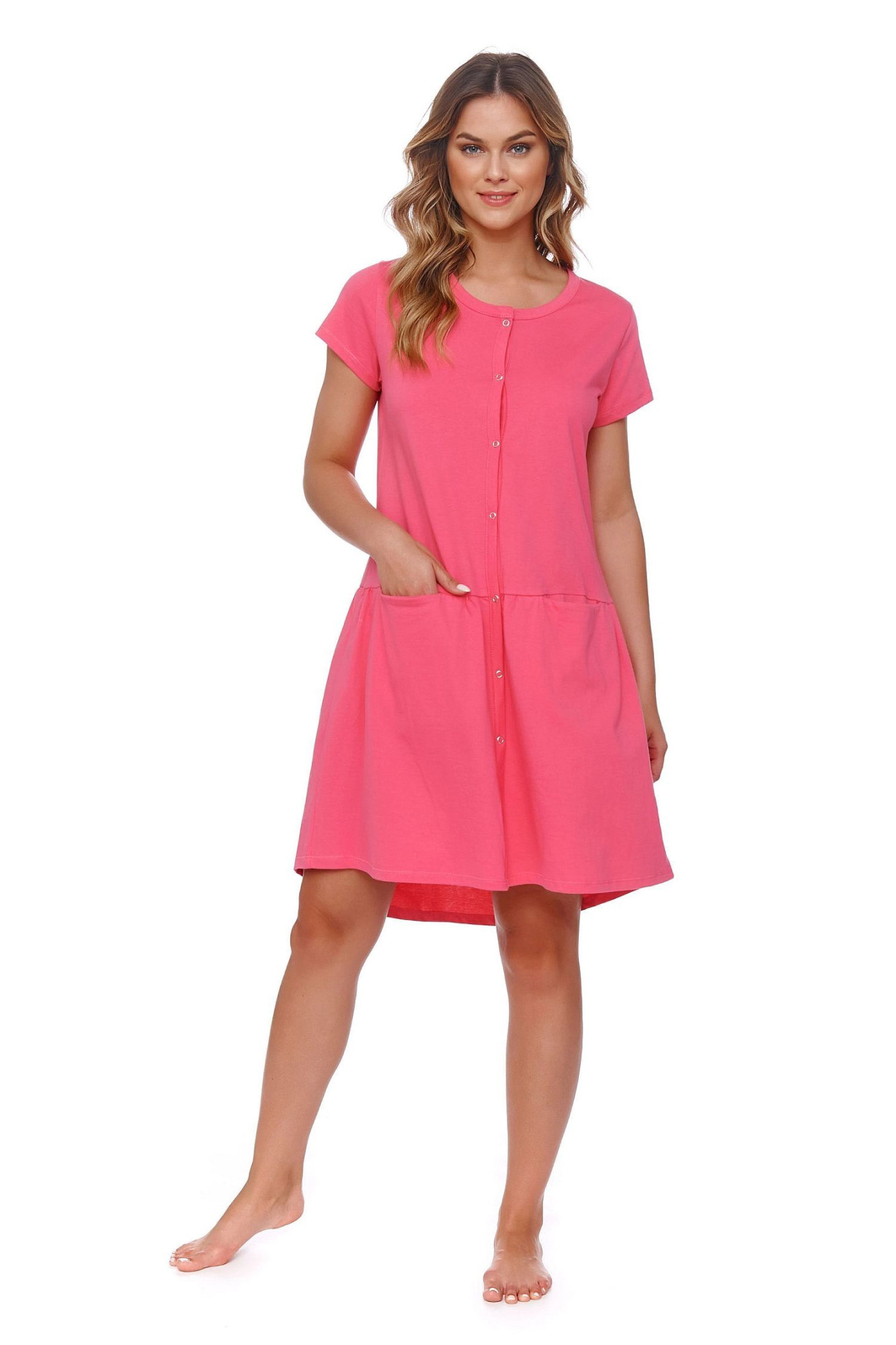 Noční košile 9445 pink - Doctornap Růžová M