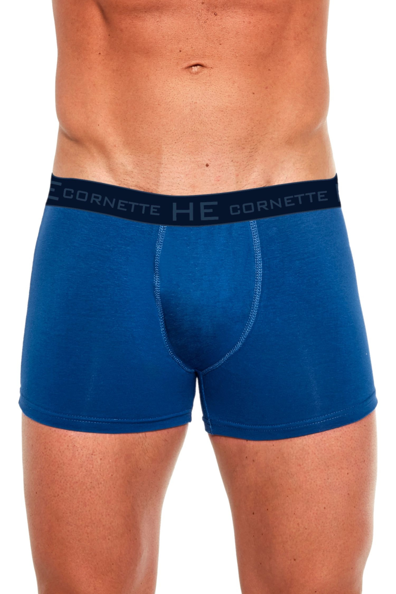 Pánské boxerky 503 High emotion blue - CORNETTE Modrá M