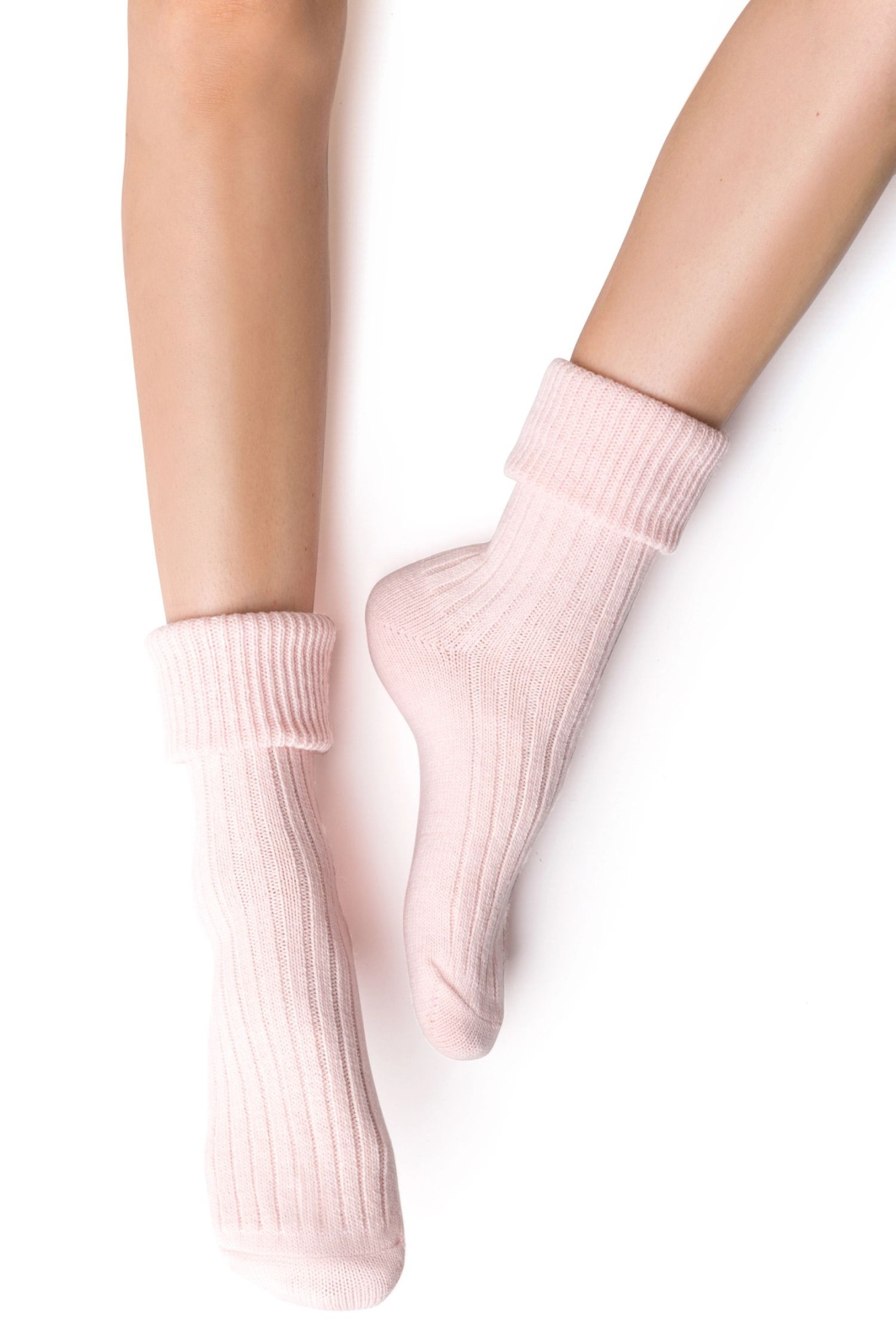 Dámské ponožky 067 light pink - Steven světle růžová 38/40