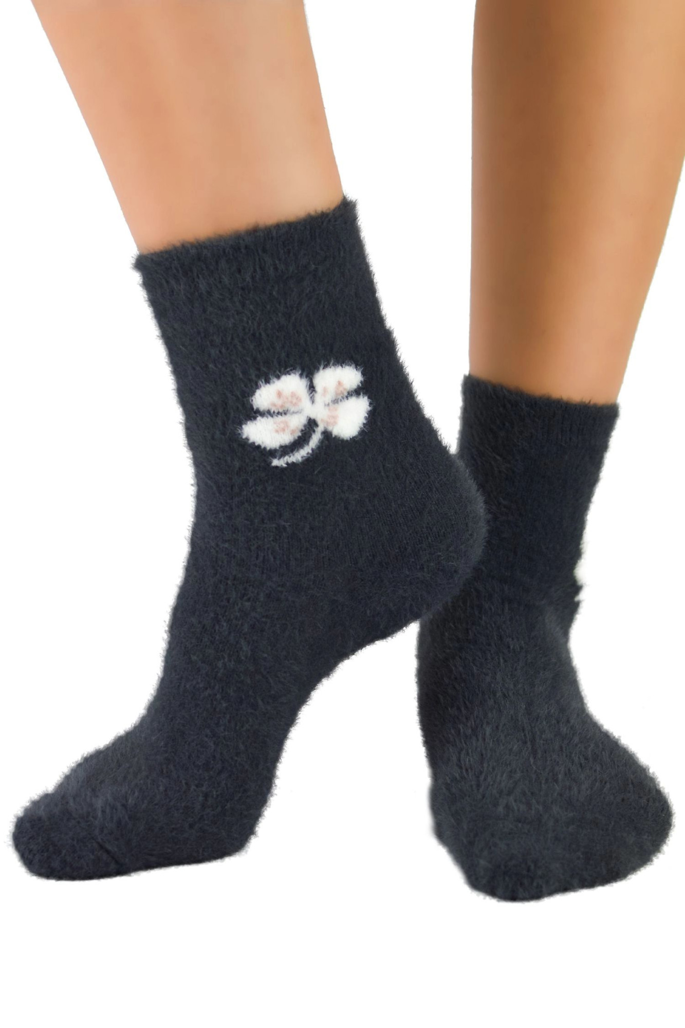 Dámské ponožky 054 W01 - NOVITI tmavě šedá 36/41