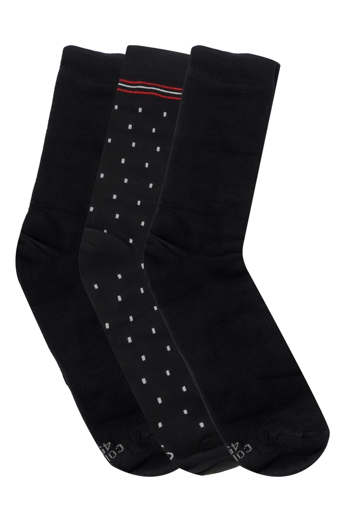 Pánské ponožky 3 pack Premium 3 pack black - CORNETTE černá 39/41