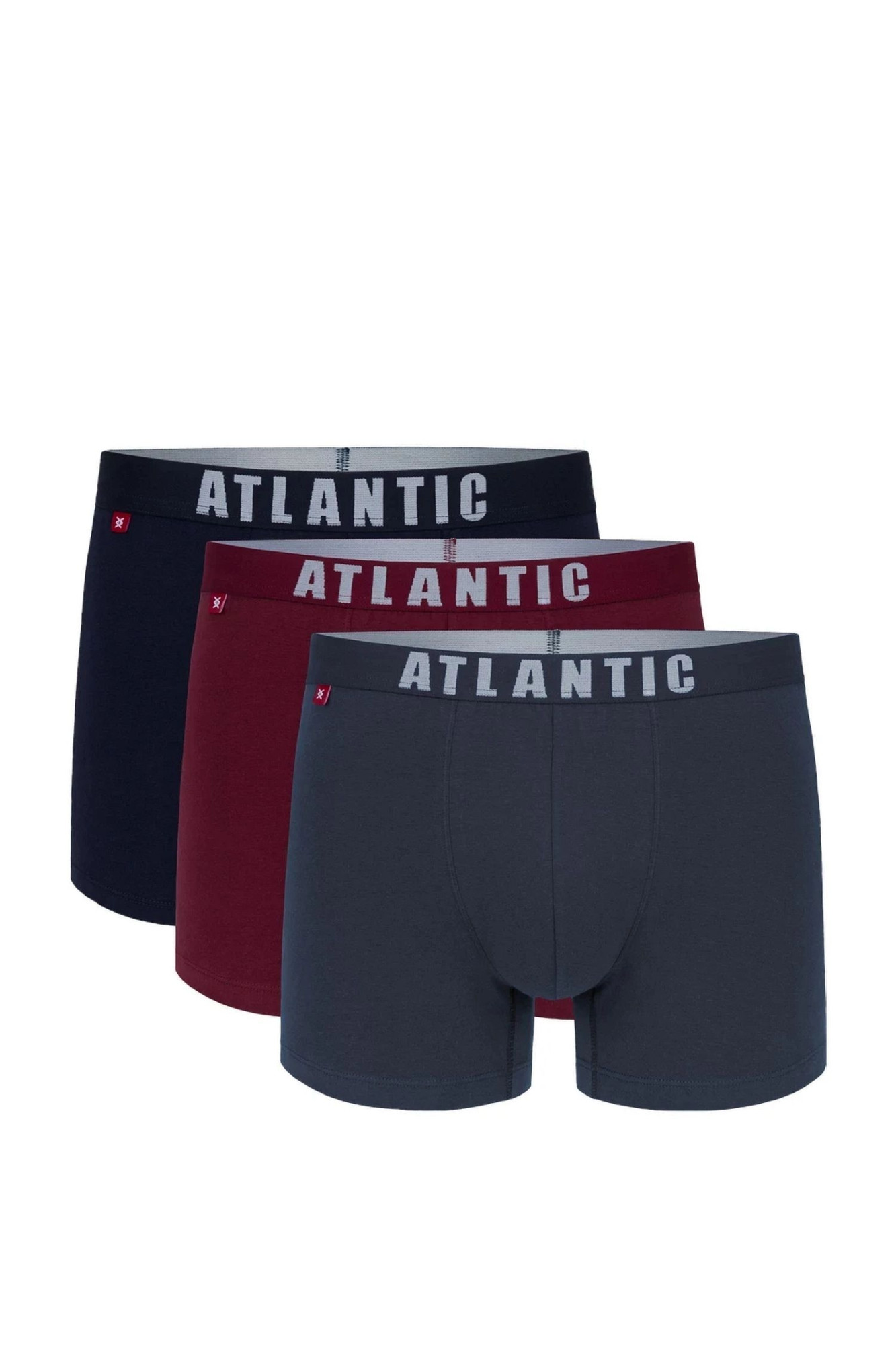 Pánské boxerky 3 pack 011/01 - Atlantic vícebarevná S
