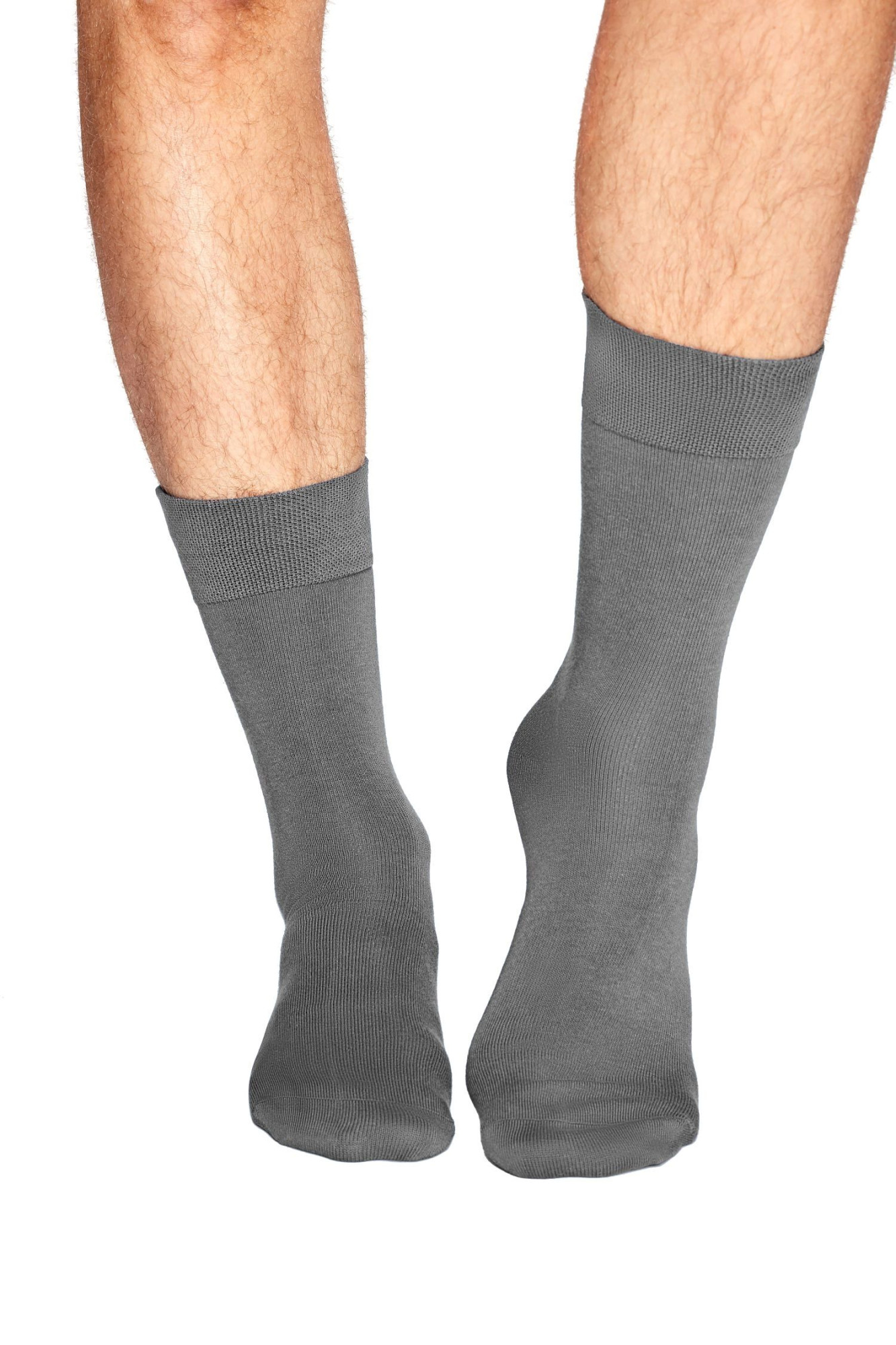 Pánské ponožky 17917 Classic Palio grey - HENDERSON šedá 43/46