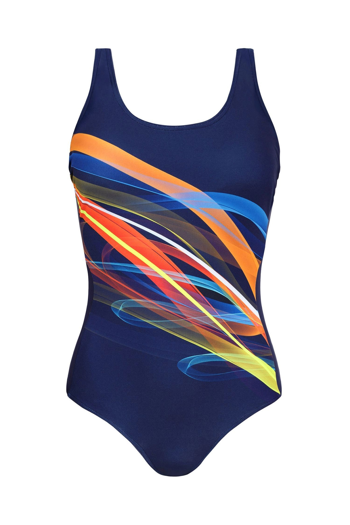 Dámské jednodílné plavky Trends sport 36PW dark blue - SELF tmavě modrá XXL