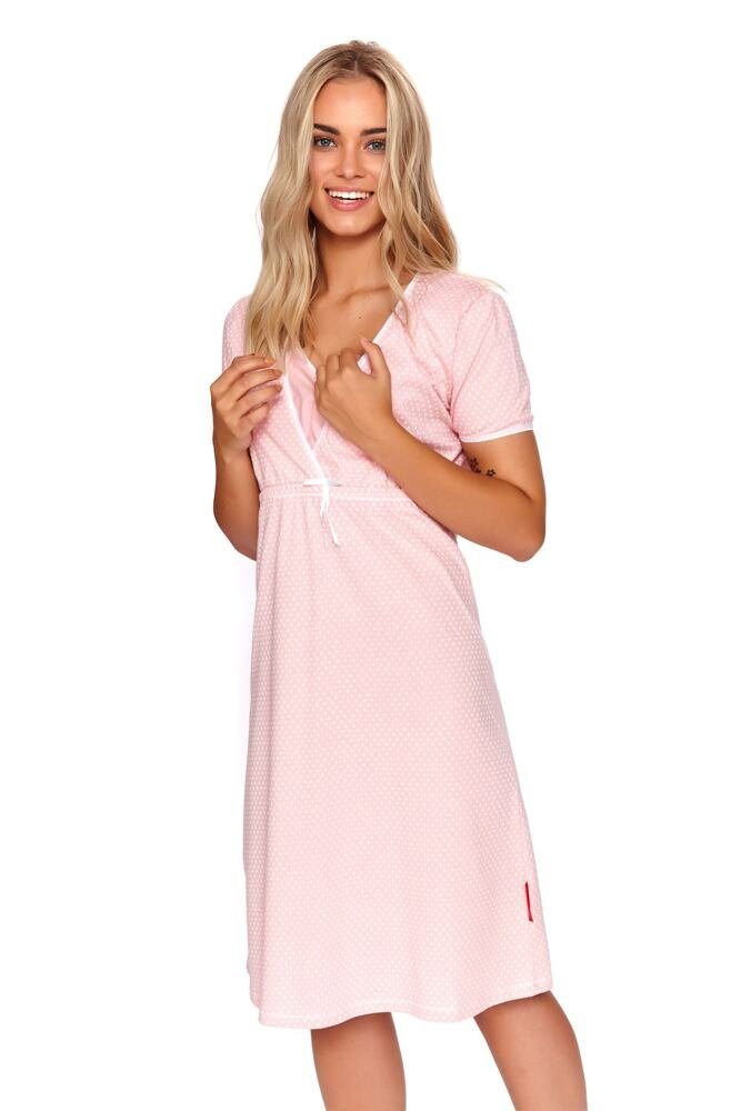 Kojicí noční košile Sweet Pink hvězdičky růžová XL