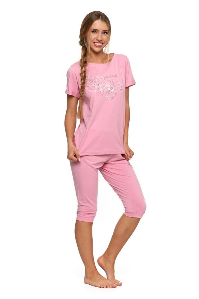 Dámské pyžamo Plant Lady růžové růžová XL