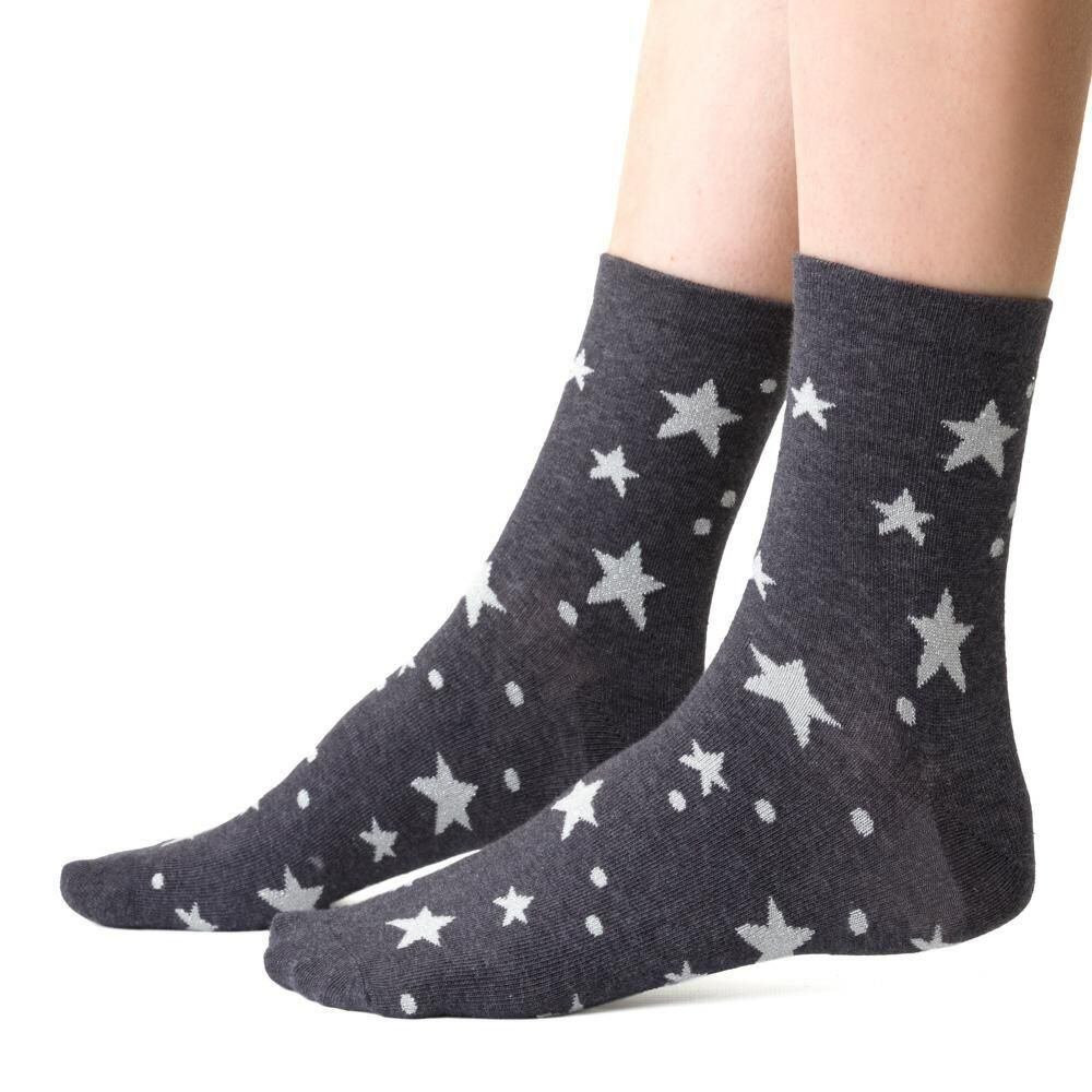 Veselé ponožky Star 099 šedé šedá 35/37