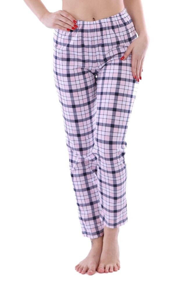Dámské kalhoty na spaní Magda růžovo-šedé růžová XL