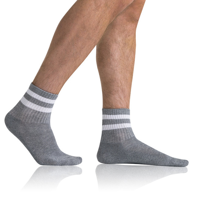 Kotníkové ponožky unisex ANKLE SOCKS - BELLINDA - šedá 43 - 46