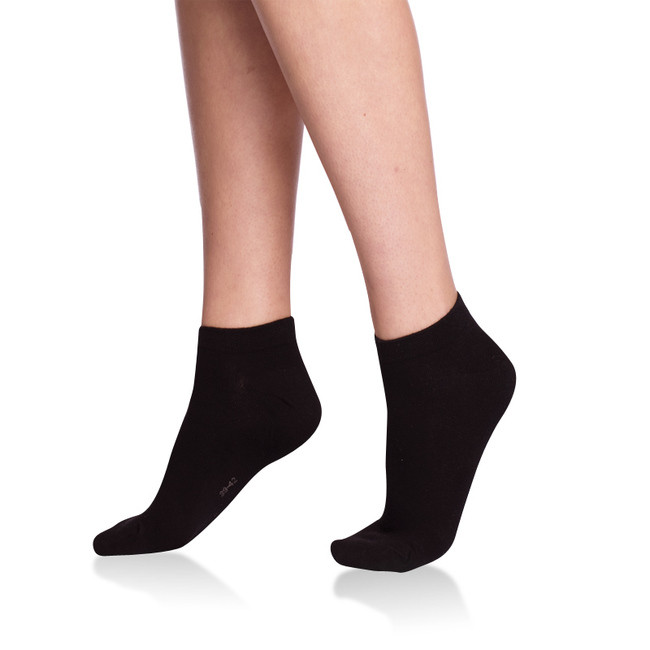 Krátké unisex ponožky IN-SHOE SOCKS - BELLINDA - černá 43 - 46