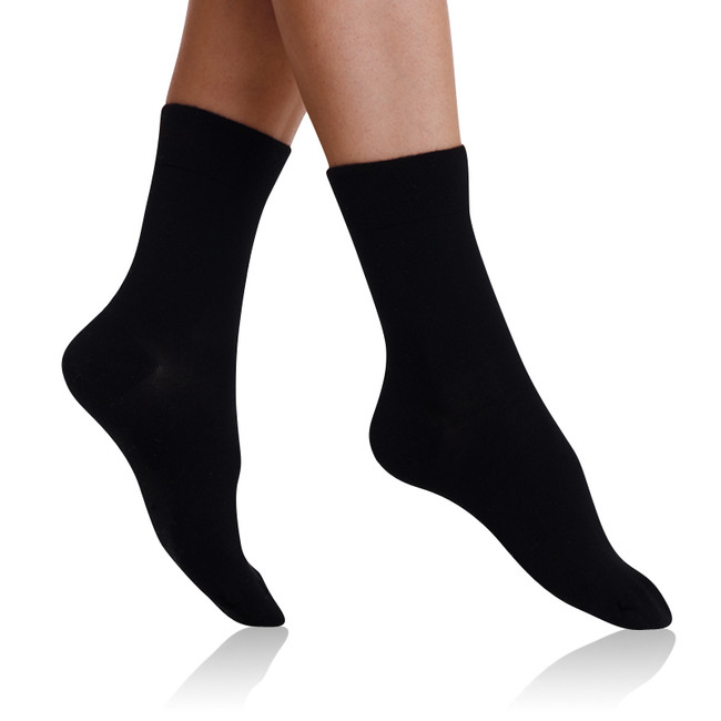 Dámské bavlněné ponožky COTTON MAXX LADIES SOCKS - BELLINDA - černá 39 - 42