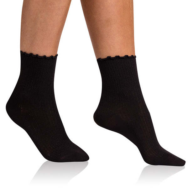 Dámské ponožky FANCY MODAL SOCKS - BELLINDA - černá 35 - 38