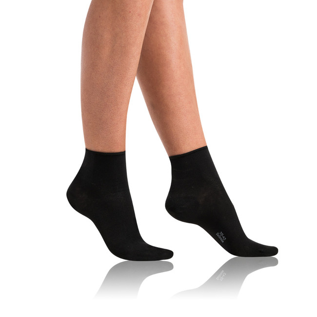 Dámské ponožky z bio bavlny s netlačícím lemem GREEN ECOSMART COMFORT SOCKS - BELLINDA - černá 35 - 38