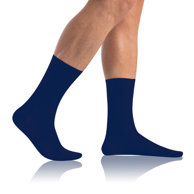 Bambusové klasické pánské ponožky BAMBUS COMFORT SOCKS - BELLINDA - tmavě modrá 39 - 42