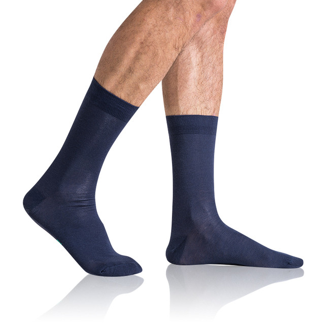 Pánské ponožky z bio bavlny GREEN ECOSMART MEN SOCKS - BELLINDA - tmavě modrá 39 - 42