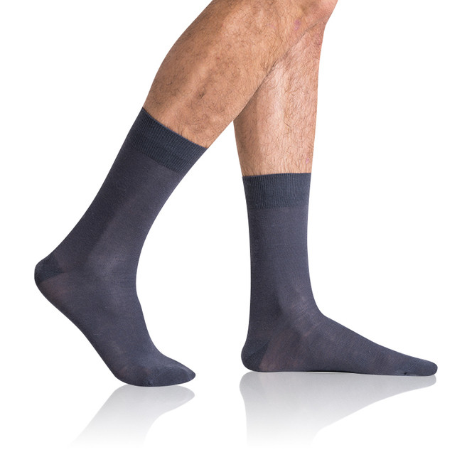 Pánské ponožky z bio bavlny GREEN ECOSMART MEN SOCKS - BELLINDA - šedá 43 - 46