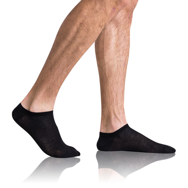 Pánské eko kotníkové ponožky GREEN ECOSMART MEN IN-SHOE SOCKS - BELLINDA - černá 43 - 46