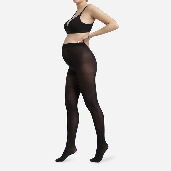 Dámské těhotenské punčochové kalhoty DIM MAMMA PANTYHOSE 50 DEN - DIM - černá M