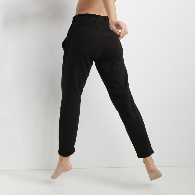 Pohodlné dámské kalhoty DIM COMFY JOGGING PANTS - DIM - černá S