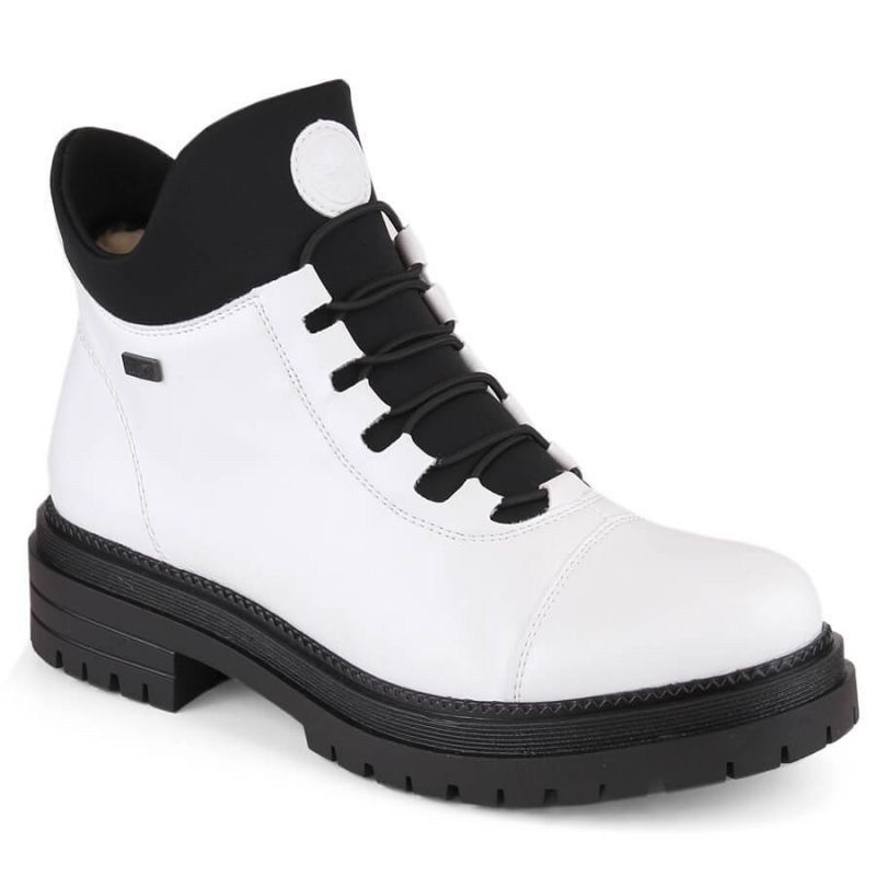 Nepromokavé pohodlné zateplené boty Rieker TEX W RKR563B white 41