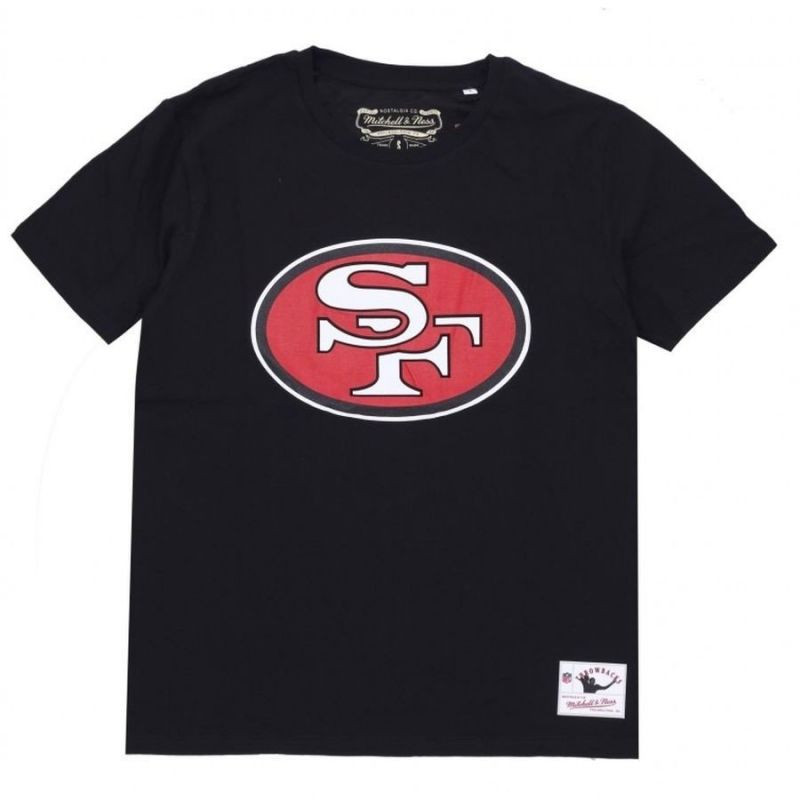 Mitchell & Ness NFL Team Logo Tee San Francisco M 49ERSS BMTRINTL1053-SF4BLCK T-Shirt M